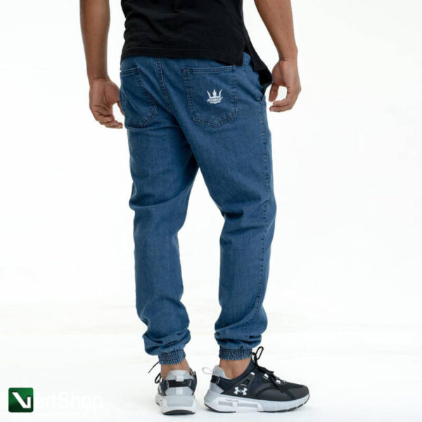pol pl JIGGA WEAR Spodnie Jeansowe Jogger Ze Sciagaczem Meskie Niebieskie Jigga Wear Crown 207381 4