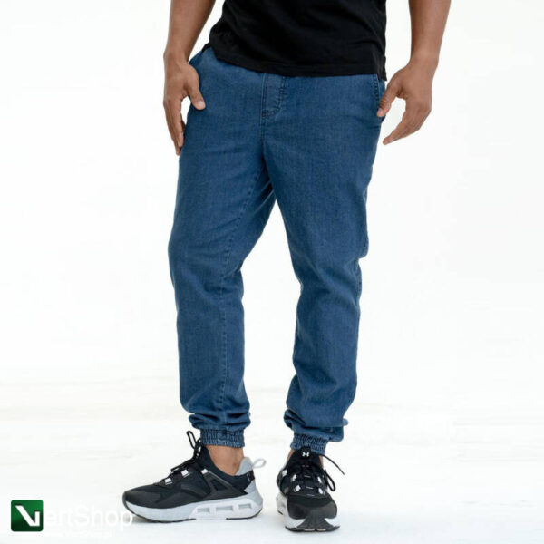 pol pl JIGGA WEAR Spodnie Jeansowe Jogger Ze Sciagaczem Meskie Niebieskie Jigga Wear Crown 207381 5