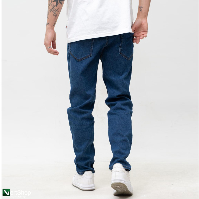 pol pl JIGGA WEAR Spodnie Jeansowe Meskie Ciemne Niebieskie Jigga Wear Mini Haft Logo 210222 4
