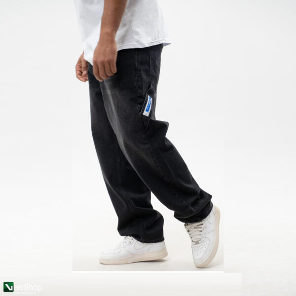 pol pl JIGGA WEAR Spodnie Jeansowe Super Baggy Cargo Meskie Czarne Jigga Wear Crown 209362 4