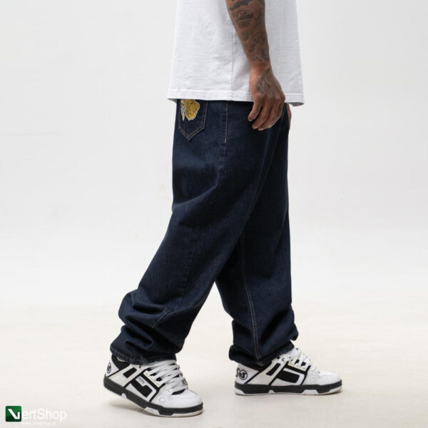 pol pl JIGGA WEAR Spodnie Jeansowe Super Baggy Meskie Raw Granatowe Jigga Wear Spray 210220 6