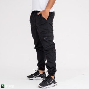 pol pl JIGGA WEAR Spodnie Materialowe Jogger Bojowki Ze Sciagaczem Czarne Jigga Wear Stripe Ripstop Cargo 210043 3