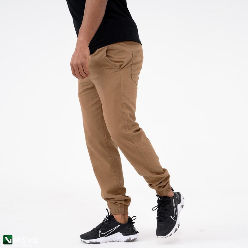 pol pl JIGGA WEAR Spodnie Materialowe Jogger Meskie Brazowe Jigga Wear Crown 210042 3