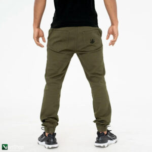 pol pl JIGGA WEAR Spodnie Materialowe Jogger Meskie Oliwkowe Czarne Jigga Crown 210383 1 2