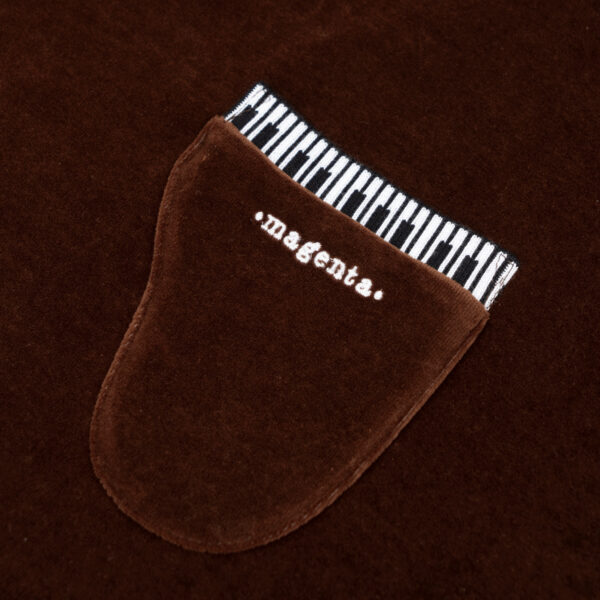 pol pl Koszulka Magenta Piano velvet tee chocolate 31980 2