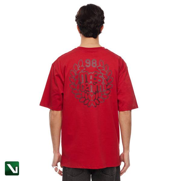pol pl Koszulka Mass Denim Base Back T shirt czerwona 209530 3