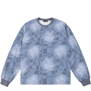 pol pl Longsleeve Dime Abstract static blue 32795 2