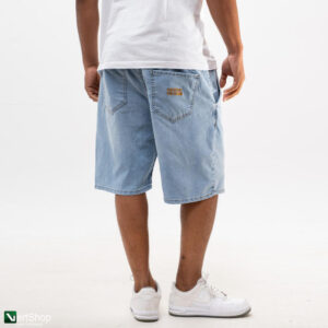 pol pl Lucky Dice LD Classic Krotkie Spodenki Jeansowe Baggy Meskie Jasne Niebieskie Zlote 209657 1