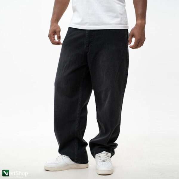 pol pl Lucky Dice LD Clothing Spodnie Jeansowe Baggy Meskie Czarne Biale 209734 4