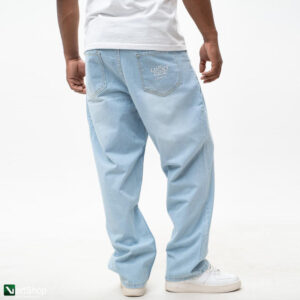 pol pl Lucky Dice LD Clothing Spodnie Jeansowe Baggy Meskie Jasne Niebieskie Biale 209843 1