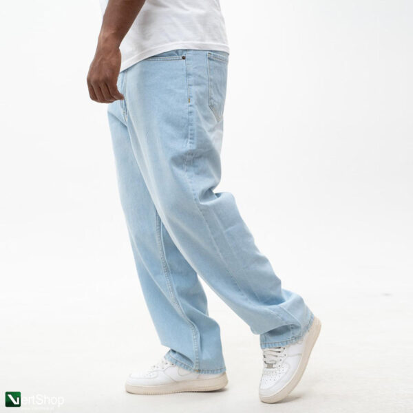 pol pl Lucky Dice LD Clothing Spodnie Jeansowe Baggy Meskie Jasne Niebieskie Biale 209843 3