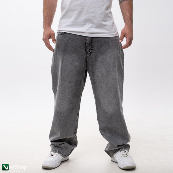 pol pl Lucky Dice LD Clothing Spodnie Jeansowe Baggy Meskie Szary Bialy 209837 4