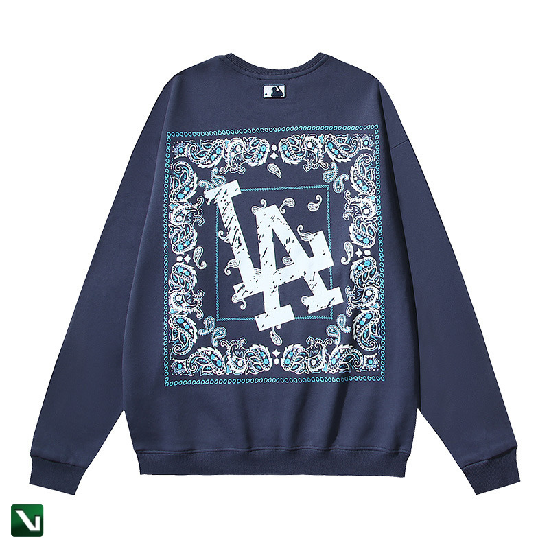 pol pl MLB BRAND bluza LA Bandana granatowa 207956 2