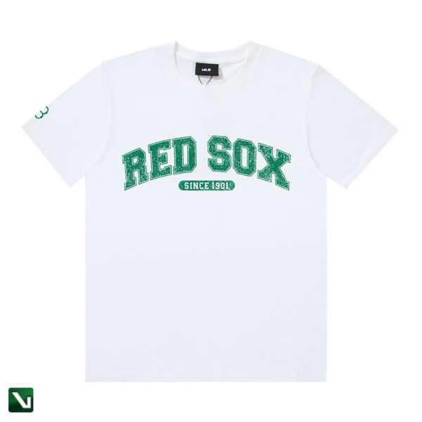 pol pl MLB BRAND koszulka RED SOX biala 207952 2