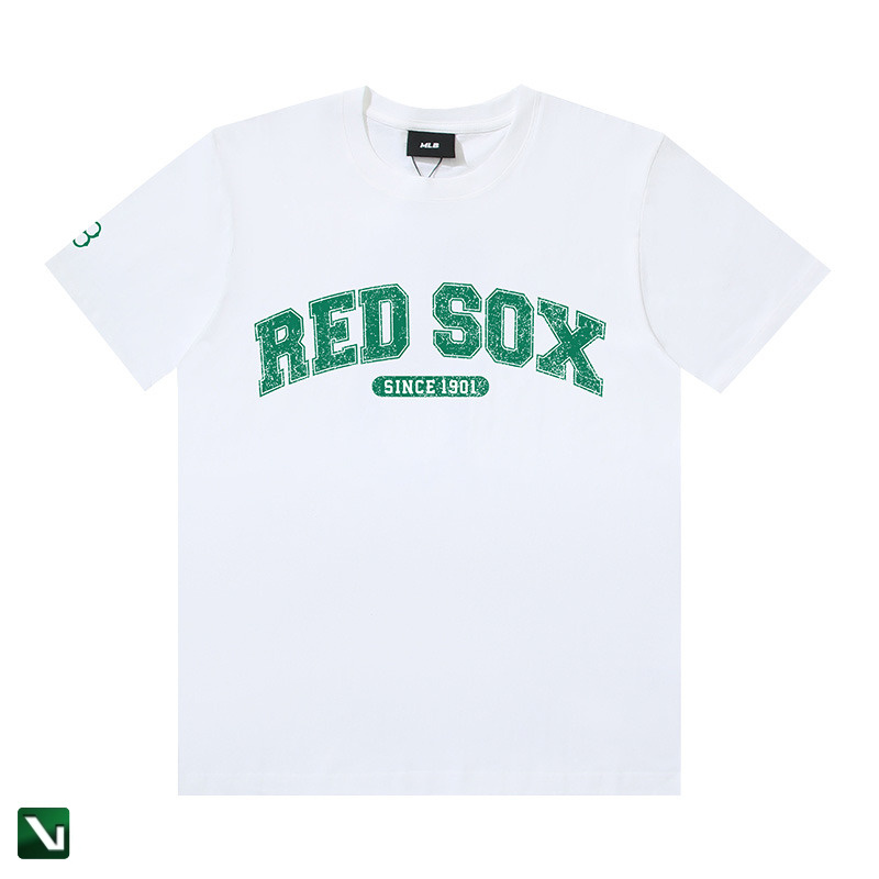 pol pl MLB BRAND koszulka RED SOX biala 207952 2