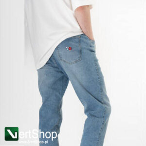 pol pl MORO SPORT Spodnie Joggery Meskie White Red 78 Jasnoniebieskie Sprane 208249 5