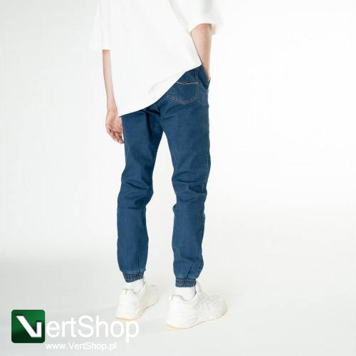 pol pl MORO SPORT Spodnie jogger Joggery Meskie Classic Stitching Ciemnoniebieskie 208244 5