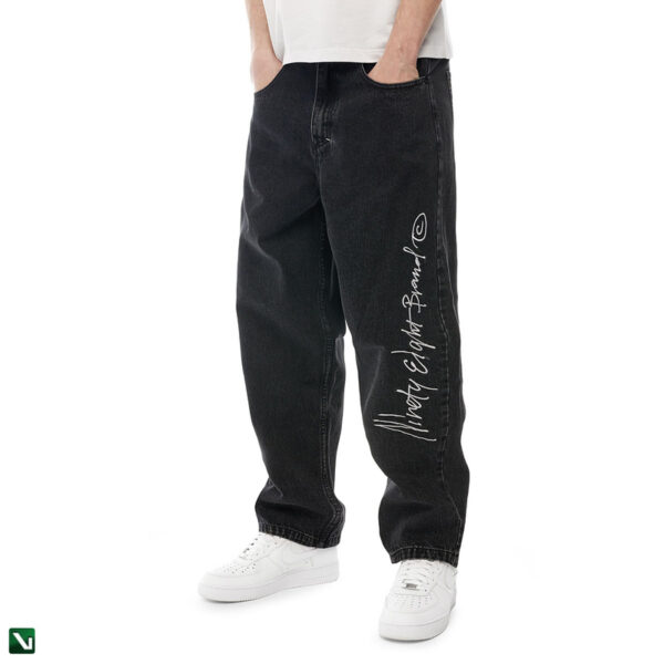 pol pl Mass DNM spodnie Ninety Eight Jeans Extra baggy Fit czarne 210247 1