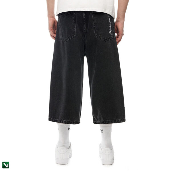 pol pl Mass DNM szorty Ninety Eight Jeans Shorts extra baggy fit jorts czarne 210317 4 5