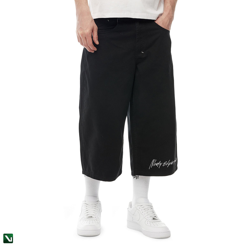 pol pl Mass DNM szorty Ninety Eight Shorts extra baggy fit jorts czarne 210318 2 2
