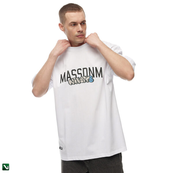 pol pl Mass Dnm Koszulka Mass Denim Arch T shirt biala 210269 1