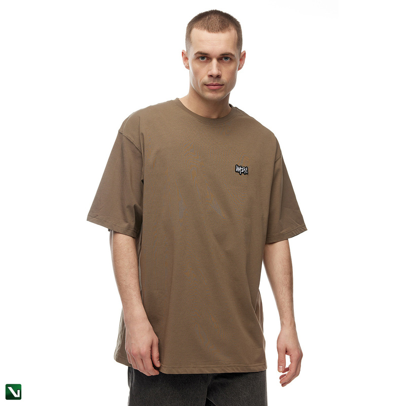 pol pl Mass Dnm Koszulka Mass Denim Signature Patch T shirt brazowa 210276 1