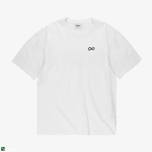 pol pl PROSTO Big log Infinity t shirt bawelniany bialy 210078 1