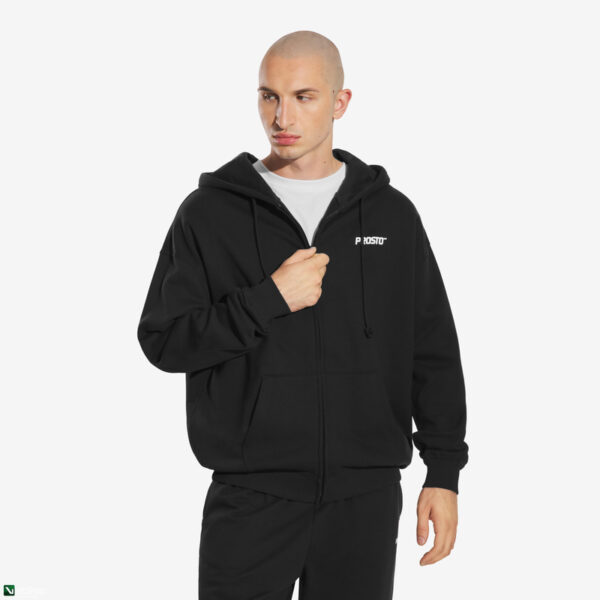 pol pl PROSTO Kaptur Zip Hoodie Logo Black 209847 2