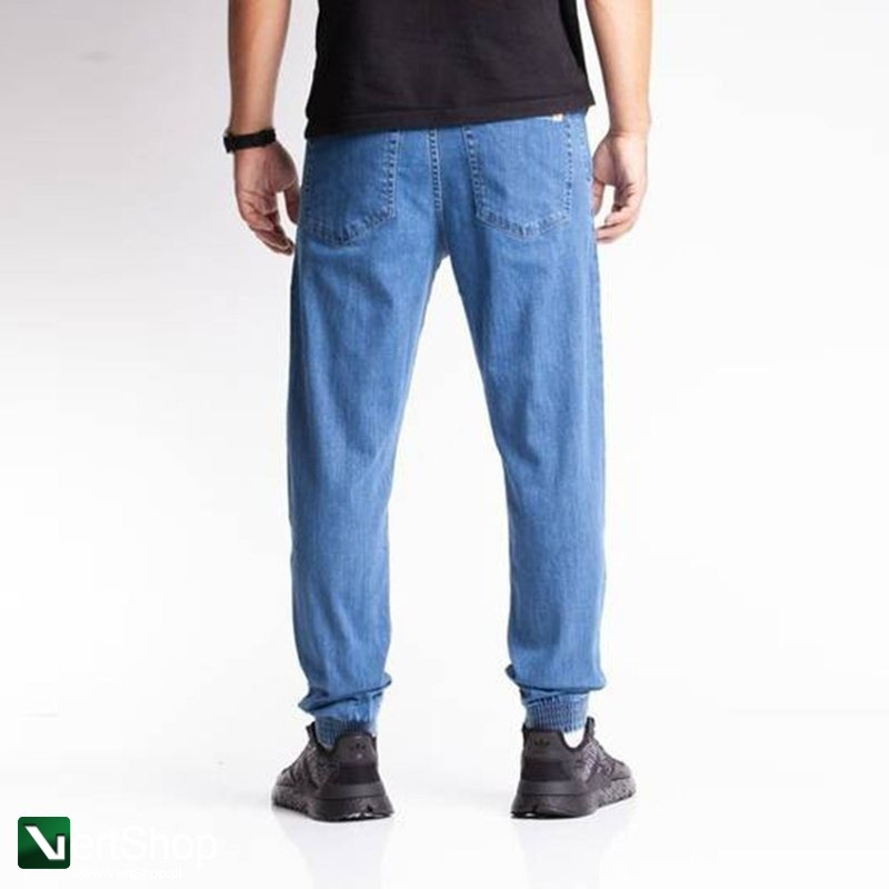 pol pl SMOKE STORY SKIN JOGGER SLIM JEANS LIGHT BLUE 204774 2