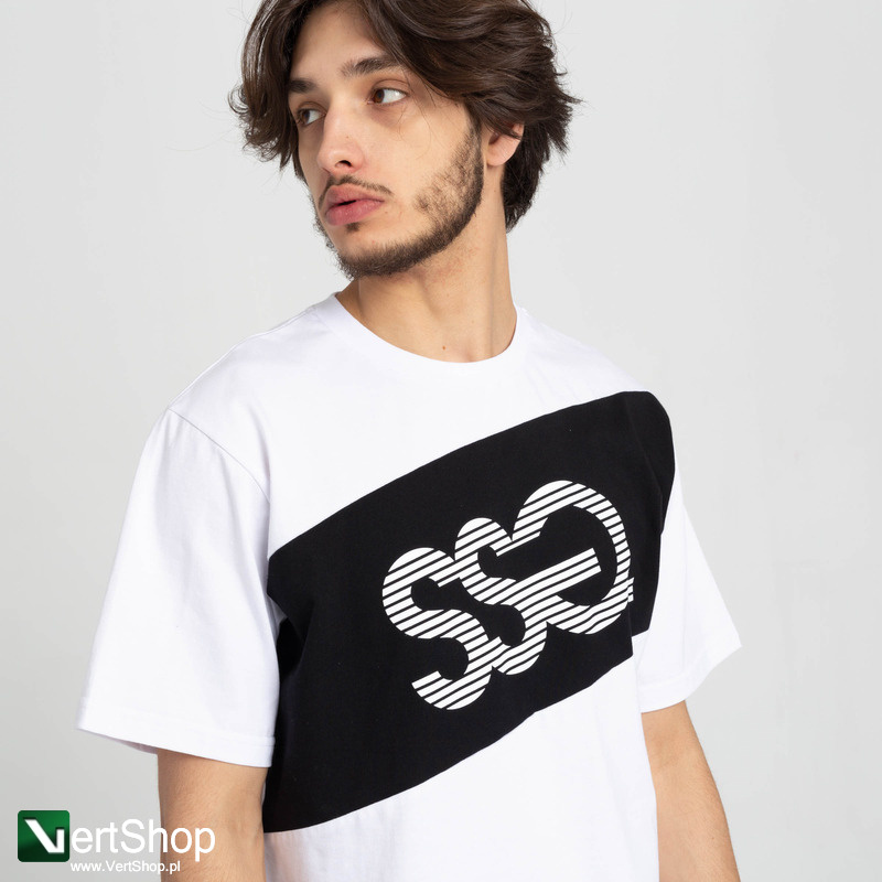 pol pl SMOKESTORY Koszulka STRIPPED LOGO BIALY 205133 2