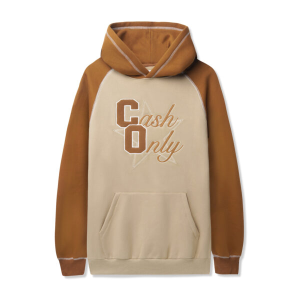 pol pl bluza Cash Only Halftime Raglan Pullover Hood Cognac Tan 32164 1