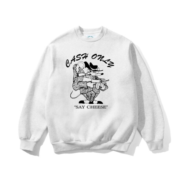 pol pl crewneck Cash Only Mobster Crewneck Ash 33053 1