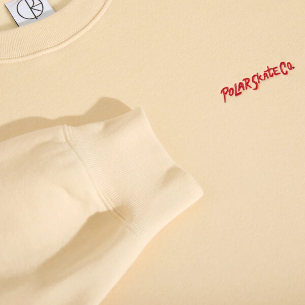 pol pl crewneck Polar Dave Crewneck Oatmeal 32478 1