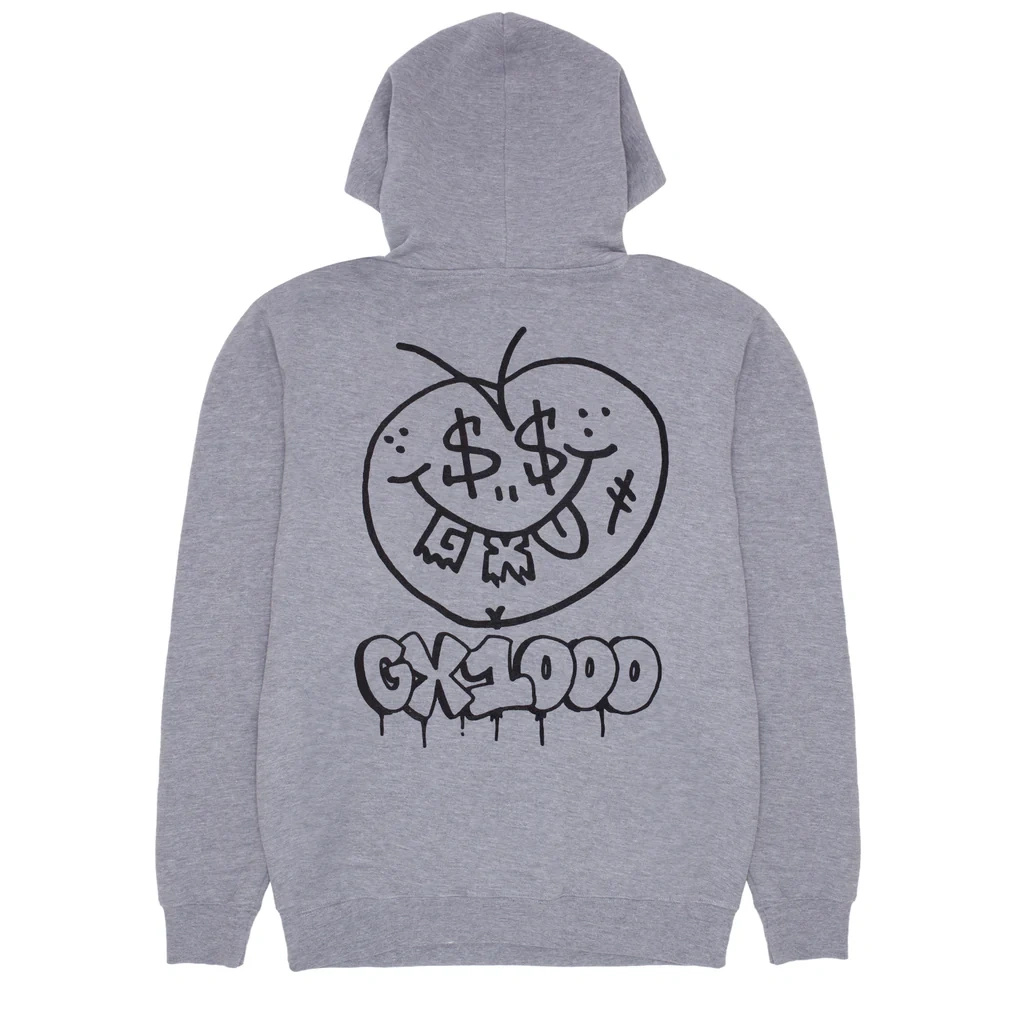pol pl deska GX1000 Face Plant Hoodie Grey 31887 1